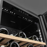 Превью картинка Шкаф винный встраиваемый Meyvel Винный холодильник (шкаф) компрессорный MEYVEL MV66-KBB1 #11