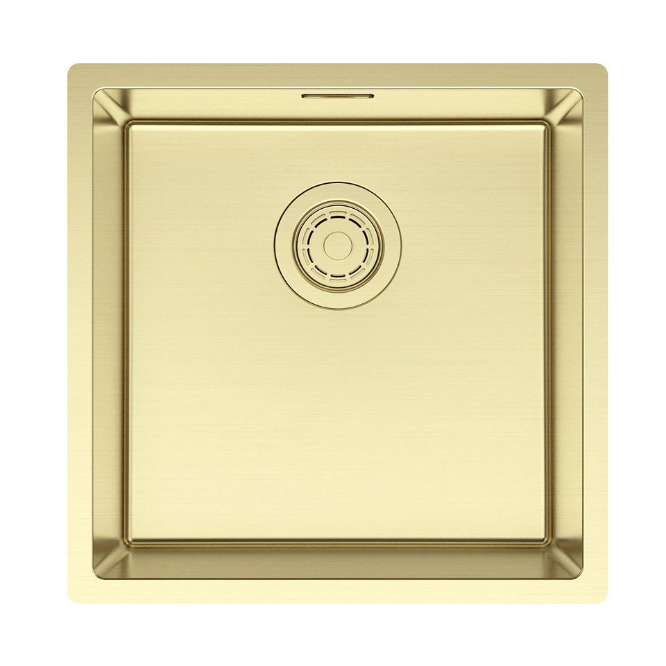 Фото Металлическая мойка Paulmark LASSAN 44 UNI LA44-LG Светлое золото