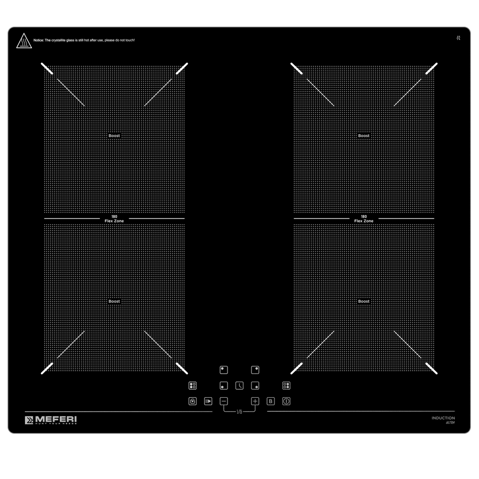 Фото Индукционная варочная панель Meferi MIH604BK ULTRA