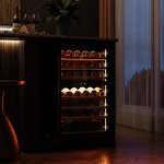 Превью картинка Шкаф винный встраиваемый Meyvel Винный холодильник (шкаф) компрессорный MEYVEL MV77PRO-KBT2 #23