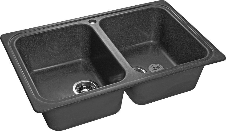 Фото Мраморная мойка GranFest STANDART 780K Графит