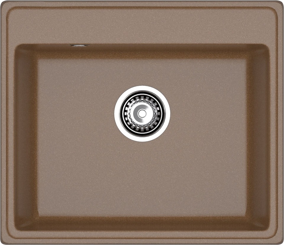 Фото Мраморная мойка GranFest VERTEX 580 Терракот