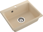 Превью картинка Мраморная мойка GranFest GF-SMART 520 Бежевый #2