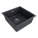 Превью картинка Гранитная мойка Paulmark LUMI 45 UNI LU45-DG Графит DG #3