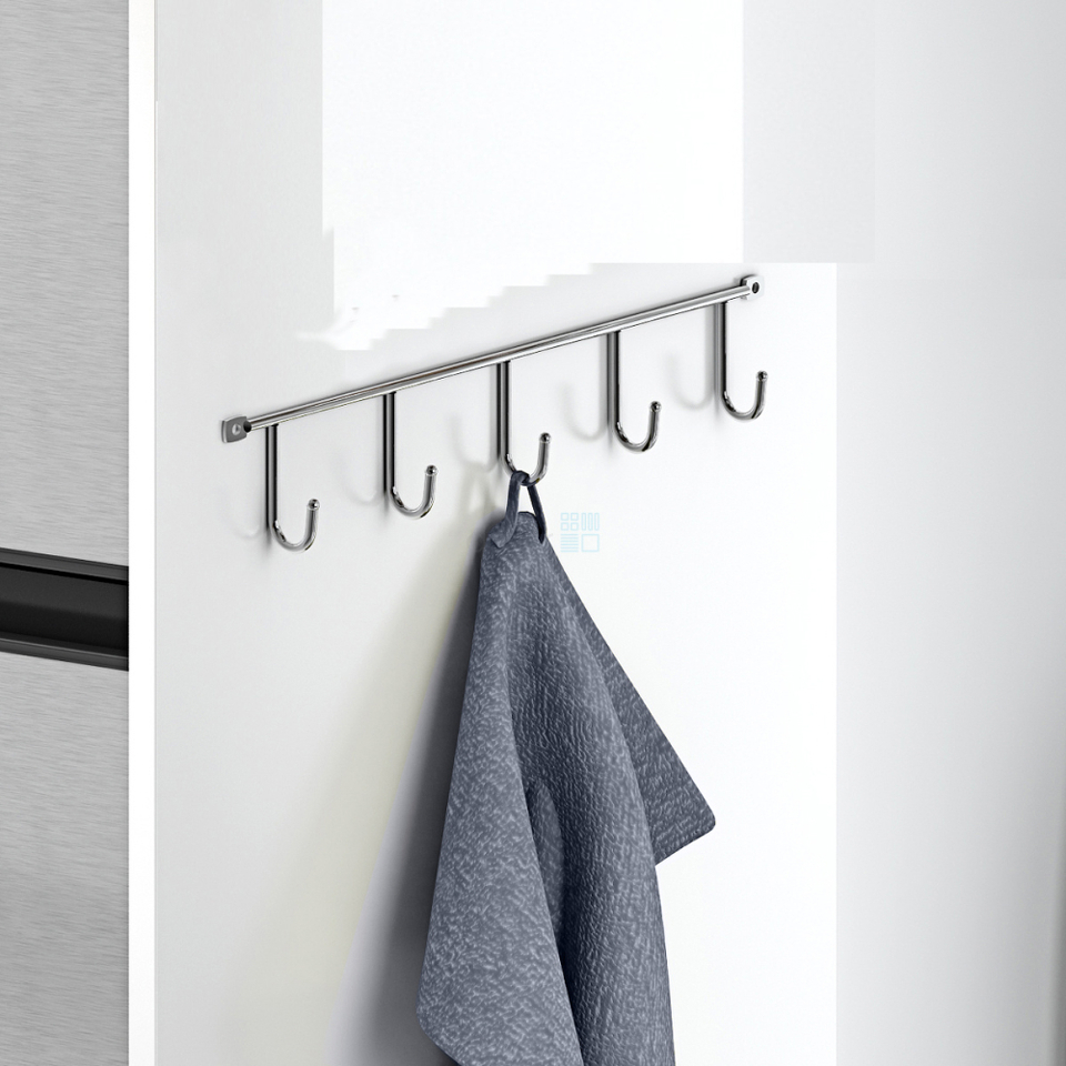 Фото Duslar Держатель MOON с 5-ю крючками, хром