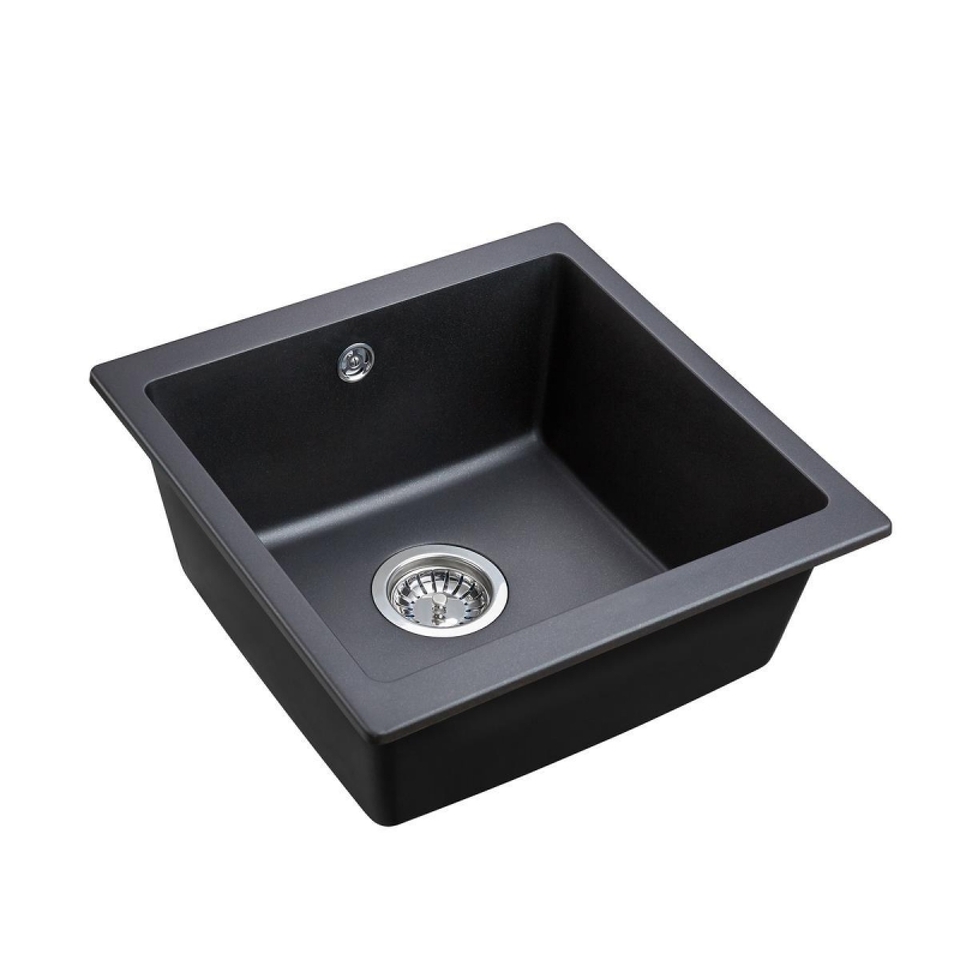 Фото Гранитная мойка ЕМАР EMQ-1455.P Оникс