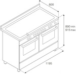 Превью картинка Центр варочный Bertazzoni HER125I2EXT #2