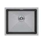 Превью картинка Гранитная мойка Paulmark LUMI 55 UNI-SKEW LU55SK-GRM Серый металлик #2