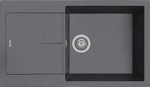 Превью картинка Гранитная мойка Rivelato LUMO 8650 1-чаш 860*500 Titanio #1