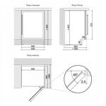 Превью картинка Шкаф винный встраиваемый Винный холодильник (шкаф) компрессорный Dunavox 46 бут DAU-46.146DSS #3