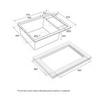 Превью картинка Гранитная мойка Paulmark FLUGEN 50-600 PM216050-BE Бежевый #5
