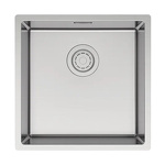 Превью картинка Металлическая мойка Paulmark LASSAN 44 UNI LA44-BS Брашированная сталь #2