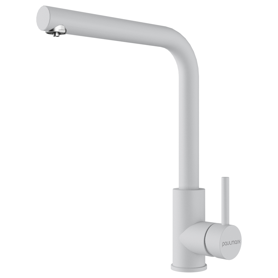 Фото Смеситель для кухни Paulmark TWIN Tw213622-WH Белый матовый WH