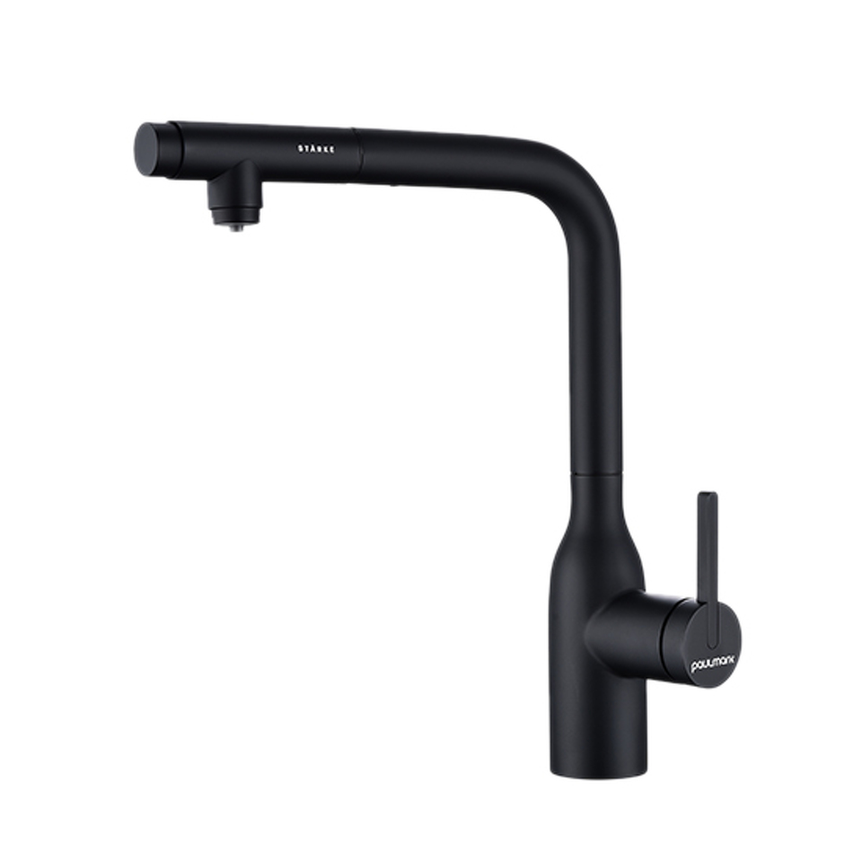 Фото Смеситель для кухни Paulmark VIPER Vi213105-AN Антрацит