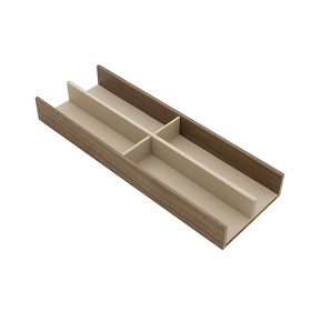 Картинка Duslar Органайзер FOUNDATION WOOD для аксессуаров, орех/бежевый