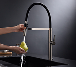 Превью картинка Смеситель для кухни Paulmark LEADER Le214101-BS Брашированная сталь #9