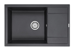 Превью картинка Кварцевая мойка Paulmark FLUGEN 60 PM317850-BL Черный гранит BL #2