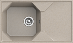 Превью картинка Мраморная мойка GranFest UNIQUE 840L Песочный #1