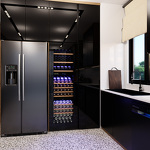 Превью картинка Шкаф винный встраиваемый Meyvel Винный холодильник (шкаф) компрессорный MEYVEL MV89-KBB3 #7