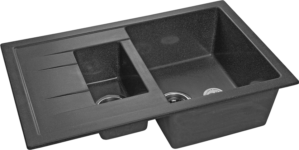 Фото Мраморная мойка GranFest QUADRO 775KL Графит