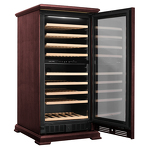 Превью картинка Шкаф винный  Meyvel Винный холодильник (шкаф) компрессорный MEYVEL MV99PRO-KBT2 (Спелая вишня) #2
