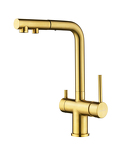 Превью картинка Смеситель для кухни Paulmark SERPENTINE Se213222-BG Брашированное золото BG #2
