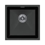 Превью картинка Гранитная мойка Paulmark LUMI 45 UNI LU45-BL Черный гранит BL #1