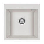 Превью картинка Кварцевая мойка Paulmark KANTE 50 PM105152-WH Белый матовый WH #1