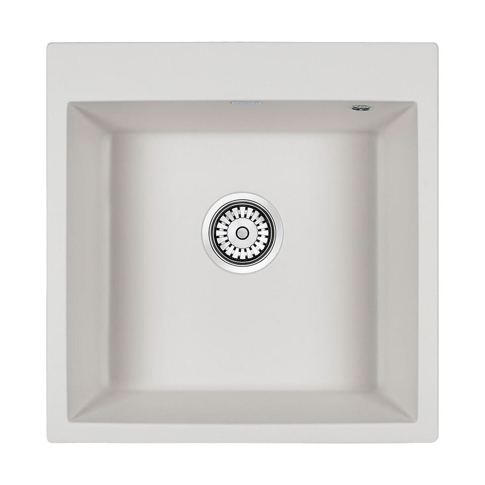 Фото Кварцевая мойка Paulmark KANTE 50 PM105152-WH Белый матовый WH