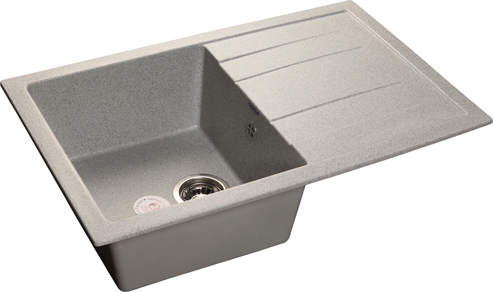 Фото Мраморная мойка GranFest QUADRO 780L Серый