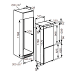 Превью картинка Встраиваемый холодильник с морозильной камерой Haier BCFT629TWRU #11