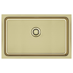 Превью картинка Металлическая мойка Paulmark VISTA 74 UNI PM307444-LG Светлое золото #1