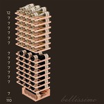 Превью картинка Шкаф винный  Meyvel Винный холодильник (шкаф) компрессорный MEYVEL MV106-KST2 (Slim) #3