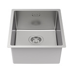 Превью картинка Металлическая мойка Paulmark LASSAN 38 UNI LA38-BS Брашированная сталь #3