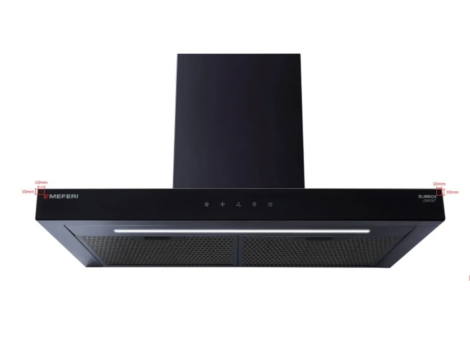 Фото Т-образная вытяжка  Meferi SlimBox60BK COMFORT