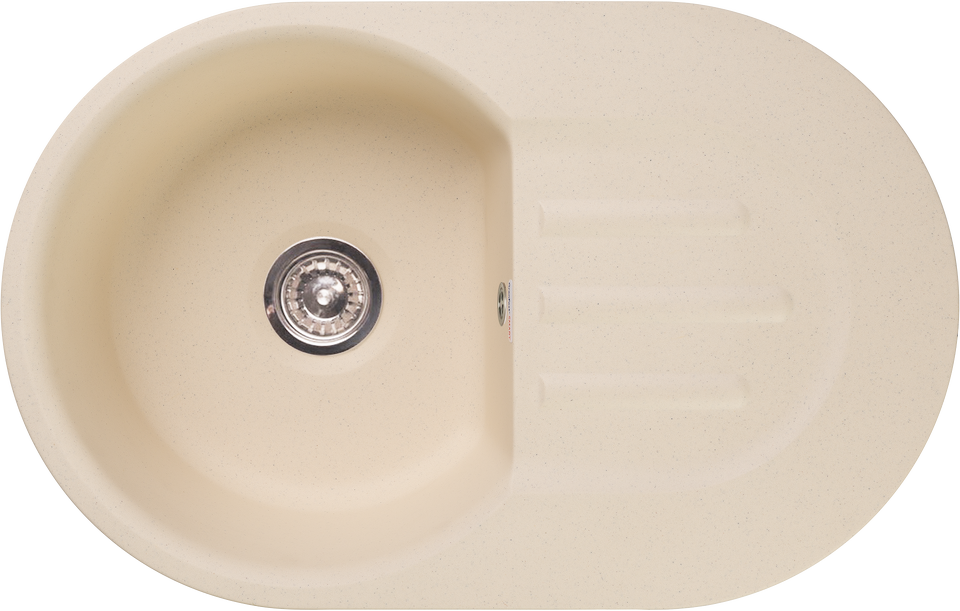 Фото Мраморная мойка GranFest GF-SMART 685L Бежевый