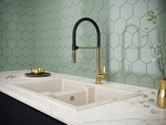Превью картинка Смеситель для кухни Paulmark HALT Ha214021-G Золото G #10