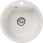 Превью картинка Мраморная мойка GranFest GF-SMART 435 Белый #1