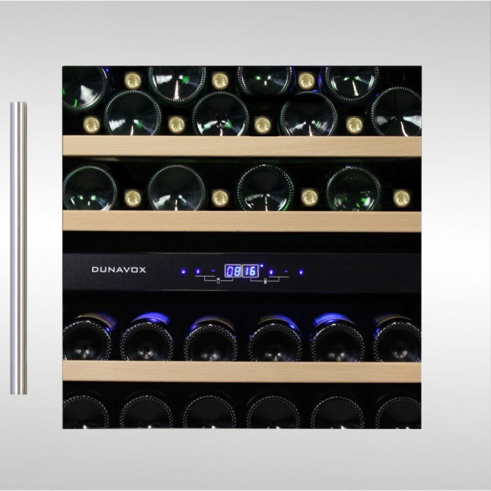 Фото Шкаф винный встраиваемый Винный холодильник (шкаф) компрессорный Dunavox DAB-36.80DW
