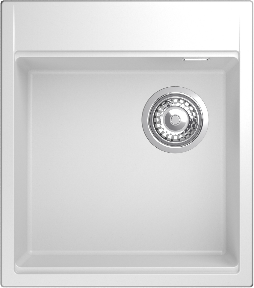 Фото Гранитная мойка Rivelato TESORO 455-R 1-чаш 450*510 brina