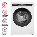 Превью картинка Стиральная машина с фронтальной загрузкой Maunfeld MFWM148WH01 #1