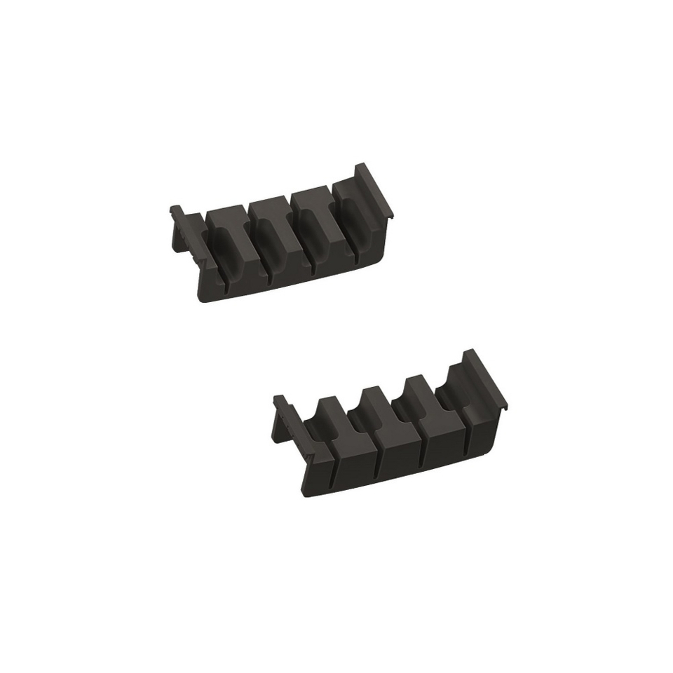 Фото NinkaPlast Держатель CUISIO PRO для ножей, состоящий из 2-х элементов, модуль 150 мм, черный