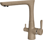 Превью картинка Смеситель для кухни GranFest 3223 Песочный #1