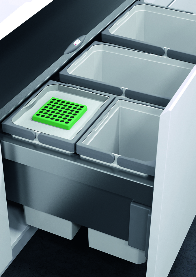 Фото Vauth-Sagel Система сортировки ENVI SPACE 64 л, выдвижной фасад 900 мм, серый