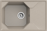 Превью картинка Мраморная мойка GranFest UNIQUE 740L Песочный #1
