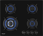 Превью картинка Газовая варочная панель Weissgauff HGG 640 BGB #1