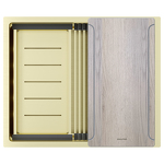 Превью картинка Металлическая мойка Paulmark NEXT-MULTI SINK 54 UNI PM785445-LG Светлое золото #1