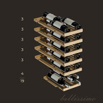 Превью картинка Шкаф винный встраиваемый Meyvel Винный холодильник (шкаф) компрессорный MEYVEL MV19NH-KWT1 #5