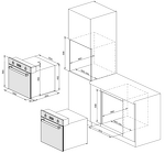 Превью картинка Электрический духовой шкаф Weissgauff EOA 69 OW #17