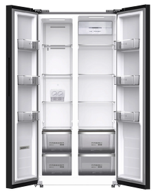 Картинка Meferi MFR83BLACK IX TOTAL NO FROST SIDE BY SIDE COMFORT